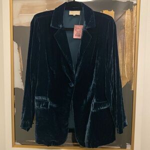 Blue Velvet Blazer.